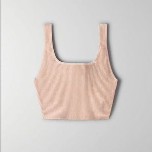 Babaton Sculpt Knit Squareneck Tank